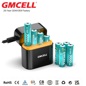 เครื่องชาร์จแบตเตอรี่ AA แบบพกพา 5V 3A Type-C จากโรงงานโดยตรง ชาร์จเร็ว 15W ใช้แบตเตอรี่ลิเธียมไอออนแบบชาร์จซ้ำได้ - Product Image 1