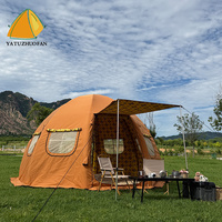 Tente de camping familiale de luxe à ouverture automatique, style Moyen-Orient, double couche de coton, une chambre