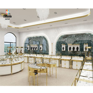 Customized 3D Interior Design Layout for Luxury Jewelry <b>Watch</b> Shop Complete Jewelry Shop Interior LED Luxury Jewelry Display - Product Image 6