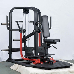 Máquina de fuerza para gimnasio comercial, máquina de pecho, espalda y hombros con carga de placas, máquina sentada para pecho y espalda. - Product Image 1