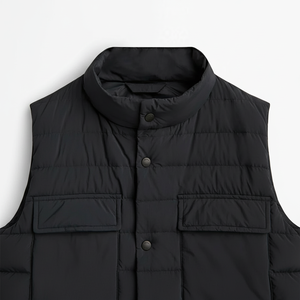 Veste matelassée à la mode pour hommes-Manteau d'hiver léger, isolé et résistant à l'eau pour une utilisation décontractée et en plein air - Product Image 1