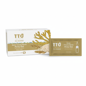 TTO Thermal Seaweed Rice Extract Clay Centella 12 piezas, mascarilla facial herbal de limpieza profunda con niacinamida, reduce los poros, renueva la piel y calma el rostro. - Product Image 2