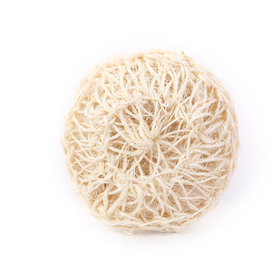 Nol limbah alami Biodegradable ramah lingkungan rami rami jaring Sisal bola mandi spons mandi Pouf mandi pengelupasan kulit spons Loofah - Product Image 4