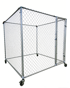 Kilitlenebilir Kapılı, Paslanmaz, Ağır Hizmet Tipi, Dış Mekan, Kaynaklı <span class=keywords><strong>Metal</strong></span> Köpek Kulübesi - Product Image 5