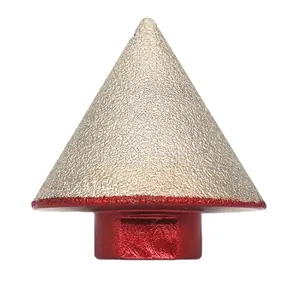 Granit Counter Sink Cone Diamant fräs kegel für Porzellan Abschrägung fräser Bit Porzellan bohrer