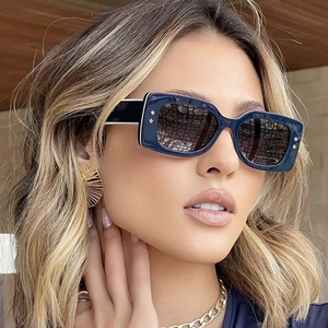 Customized <b>Square</b> New <b>Sunglasses</b> Fashionable and Personalized Women's <b>Sunglasses</b> - Product Image 3