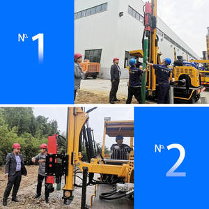 Machines de forage solaires montées sur chenilles à performance stable <span class=keywords><strong>pour</strong></span> le forage de roches dures / Machine de forage hydraulique <span class=keywords><strong>pour</strong></span> pieutage - Product Image 5