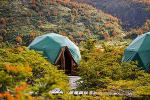 Dôme géodésique pour le glamping et <span class=keywords><strong>lodge</strong></span> de camping préfabriqué de luxe |   Maisons en bois contemporaines pour les parcs scolaires et les stations de villégiature en pleine nature - Product Image 6