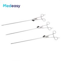 Medeasy Laparoscopic Instruments Needle Holder Forceps O Type Handle Reusable Medical Stainless Steel Laparoscopic Needle Holder