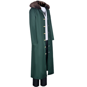 Disfraz de One Piece Kuzan, abrigo largo con cuello de piel y sombrero para convenciones de anime y fiestas de Halloween - Product Image 5