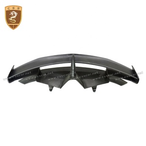 Kit de carrosserie de capot de coffre de spoiler arrière de jupes latérales de pare-chocs avant en Fiber de carbone forgé pour <span class=keywords><strong>Lamborghini</strong></span> <span class=keywords><strong>Aventador</strong></span> LP700 SVJ Bodykit - Product Image 4