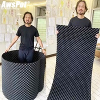 Pot de taille aérienne en plastique AwsPot 3,7,10,5 Gallons pour canneberges, roses, myrtilles, haies, plantes et arbres à croissance rapide des racines