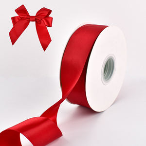 Cinta de Raso Roja de 38 mm, 1 1/2 Pulgadas, Doble Cara, 100% Poliéster, Ecológica, 196 Colores, para Flores de Rosa Eterna - Product Image 5
