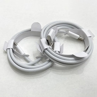 Câble de charge rapide tressé USB-C vers USB-C de 1,8 m (6 pieds) PD 60W pour synchronisation des données, compatible avec les modèles 14, 15, 16, 17, 18 Pro - Vente en gros