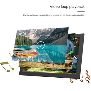 21.5 inch <span class=keywords><strong>HD</strong></span> ảnh kỹ thuật số màn hình cảm ứng Wifi kết nối MP4 hỗ trợ từ xa hình ảnh truyền video phát lại nhựa - Product Image 2