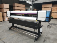 Mesin Cetak Tinta Eco Solvent 8 Warna Kustomisasi, Mesin Cetak Presisi Tinggi dengan Dua Kepala Cetak I3200