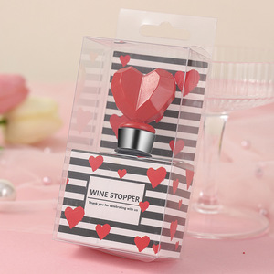 Bouchon de bouteille en alliage en forme de cœur, bouchon de bouteille hermétique pour mariage, cadeau de la Saint-Valentin - Product Image 2