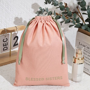 Khuyến Mãi Bông Linen Dây Kéo Túi Cho Túi Xách Tùy Chỉnh Chất Lượng Cao Quà Tặng Có Tóc Bó Tóc Giả Lưu Trữ Bụi Bông Pouch - Product Image 1