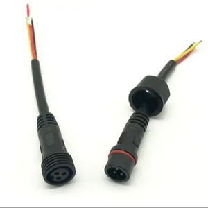 Водонепроницаемые соединители QUANWEI (2, 3, 4, 5 контактов) M8, M10, M12: штекеры и гнезда для светодиодных лент, аккумуляторов и наружного освещения - Product Image 1