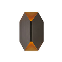 Lampe murale LED géométrique postmoderne en acier inoxydable pour salon, chambre, couloir, escalier - Design de luxe