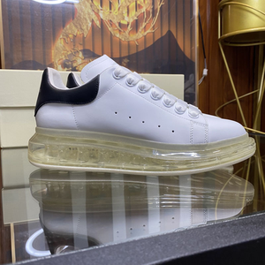 Venta directa de fábrica de zapatos casuales de moda con amortiguación de aire elástica de cuero genuino, zapatos deportivos de diseñador de lujo con suela gruesa. - Product Image 4