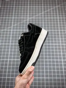 Zapatos de Diseñador Unisex, BAPESTA All Black Shark, Zapatillas Deportivas Casuales con Plataforma y Cordones, Transpirables, que Aumentan la Altura, para Hombre y Mujer, Suaves - Product Image 5