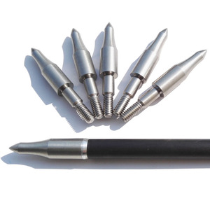 Stainless Steel Arrowheads 6.2mm Universal Threaded Target Heads For Shooting Accessories - Product Image 4