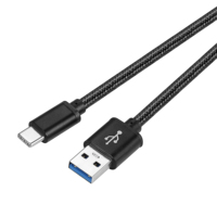 Service personnalisé, câble de données Type-C en nylon tressé à charge rapide, 1M/2M/3M, câble de charge USB pour téléphone, tablette, ordinateur, imprimante