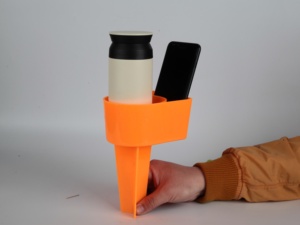 57315 # Taza de playa de material plástico PP para exteriores y soporte para teléfono con punta de arena de capacidad ponderada para actividades en la playa - Product Image 4