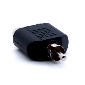 Un macho a dos hembra AV Conexión enchufe <span class=keywords><strong>RCA</strong></span> adaptador <span class=keywords><strong>RCA</strong></span> <span class=keywords><strong>convertidor</strong></span> macho hembra conector 2 en 1 - Product Image 3