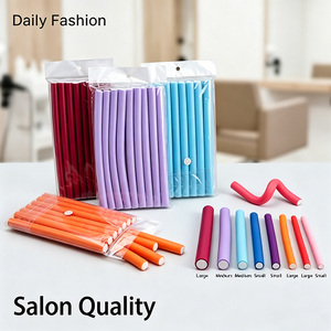Diadema rizadora sin calor <span class=keywords><strong>de</strong></span> espuma suave <span class=keywords><strong>para</strong></span> cabello largo, personalizable al por mayor, precio <span class=keywords><strong>de</strong></span> fábrica, herramientas <span class=keywords><strong>de</strong></span> peinado DIY - Product Image 1