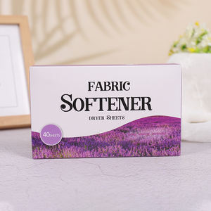 ホットセール中！ラベンダーの香りのエコフレンドリーな固形柔軟剤シート（乾燥機用使い捨て衣類用）40枚入り/箱 - Product Image 6