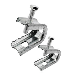 Abrazaderas de viga de metal Chapado de zinc de acero 30mm 25mm Clip de abrazadera de viga para tubería - Product Image 4