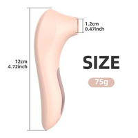 Tragbarer Saugvibrator für Frauen, Brustwarzen- und Klitorisstimulator, Taschenmassagegerät, Paar-Sexspielzeug für Erwachsene