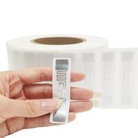 Etiqueta RFID UHF Resistente al Agua, Etiqueta Autoadhesiva RFID de 860-960 MHz, Etiqueta de Gestión para Bolsas de Sangre y Frascos de Medicamentos