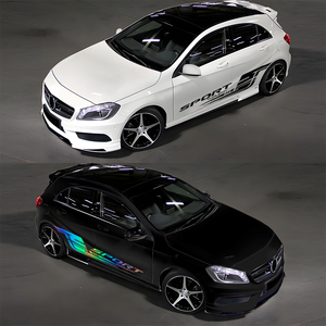 2 Calcomanías Reflectantes Autoadhesivas de Rayas Largas <span class=keywords><strong>para</strong></span> <span class=keywords><strong>Autos</strong></span>, Resistentes al Agua y a los Rayos UV, Vinilo Decorativo <span class=keywords><strong>para</strong></span> <span class=keywords><strong>Autos</strong></span>/Camionetas/SUVs/Motocicletas - Product Image 2