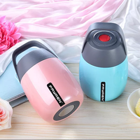 Boîte à lunch isotherme ronde en acier inoxydable 304 de haute qualité, thermos alimentaire sous vide, récipient thermique pour le déjeuner avec cuillère à soupe