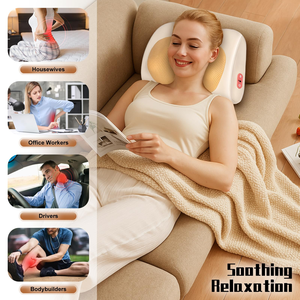 Masajeador Cervical Relajante con Amasamiento Profundo, Almohada de Masaje para el Cuello con Vibración y Calor - Product Image 4