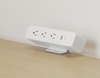 Hub de charge de table OMNITable et de bureau moderne avec support de téléphone intégré pour bureau, fixation industrielle robuste