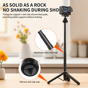 Adaptateur de <span class=keywords><strong>perche</strong></span> à <span class=keywords><strong>selfie</strong></span> magnétique à démontage rapide pour trépied, série de caméras d'action - Product Image 4