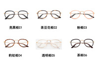 Lunettes de protection anti-lumière bleue TR90 transparentes prêtes à être expédiées pour femmes