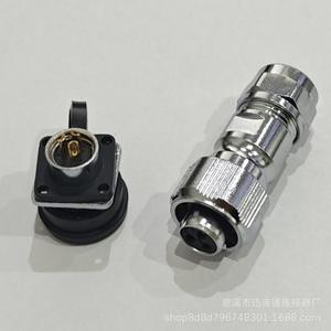 ขั้วต่อสายไฟสำหรับการบิน WY12 M12 แบบ 2 3 4 5 6 7 9 ขา ชุบทองแดง ผลิตจากโลหะผสมสังกะสี แบบหนีบสี่เหลี่ยม ช่องเสียบ DC - Product Image 2