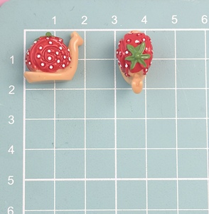 Nhựa Kawaii dâu tây ốc bánh flatback Cabochon trang trí nội thất sổ lưu niệm <span class=keywords><strong>DIY</strong></span> Bow figurine phụ kiện đồ trang sức làm thủ công - Product Image 5