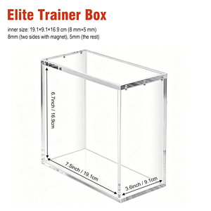 Boîte <span class=keywords><strong>de</strong></span> présentation ETB anti-UV <span class=keywords><strong>de</strong></span> qualité supérieure, fermeture magnétique, acrylique hautement transparent, étui pour cartes à collectionner Pokemoned, directement <span class=keywords><strong>de</strong></span> l'usine - Product Image 3