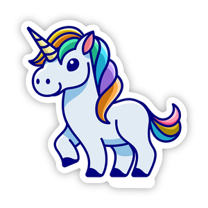 Customizable Color Logo Paper Stickers Laminated Surface Finish Vinyl Stickers Design Promotional Paper Unicorn Sticker Pack
