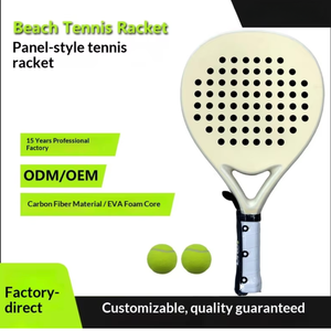 Raqueta de Pádel Personalizada KingQ King1 con Impresión Personalizada, Juego de Fibra de Carbono OEM, Color de la Cara Personalizable, 27x26cm, 330g, Profesional - Product Image 3