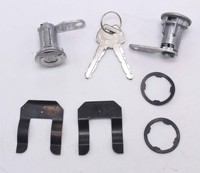 Jeu de cylindres de serrure de porte Lockcraft pour voiture avec 2 clés pour Ford 88-91 Mercury 1990 DL15504 5070001 VA2429