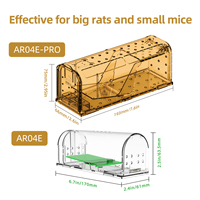 X-PEST Dernière Génération Piège à Souris Efficace Élimination Rapide Souris et Rats Sensibles Contrôle des Rongeurs Piège à Souris PC Grand et Petit Tunnel Robuste pour Rats