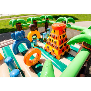 Lézard gonflable bleu unique <span class=keywords><strong>grand</strong></span> toboggan enfants château gonflable jungle sautant maison <span class=keywords><strong>animal</strong></span> parc d'amusement gonflable pour les enfants - Product Image 5