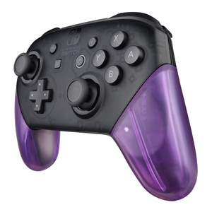 EXtremeRate - Carcasas de Repuesto Transparentes en Color Morado para Controles Switch Pro, Cubierta Protectora para Agarre Manual, Carcasa para Control - Product Image 4